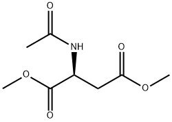 N-アセチル-L-アスパラギン酸ジメチル 化学構造式