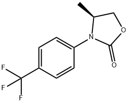 (S)-4-METHYL-3-(4-TRIFLUOROMETHYLPHENYL)OXAZOLIDIN-2-ONE Structure