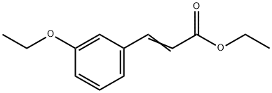 TRANS-3-ETHOXYCINNAMIC ACID Structure