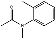 N-methyl-N-(2-methylphenyl)acetamide Struktur