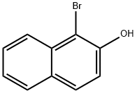 1-ブロモ-2-ナフトール 化学構造式