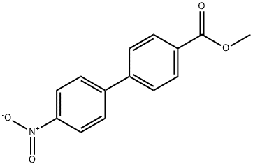 4'-硝基[1,1'-联苯]-4-甲酸甲酯 结构式