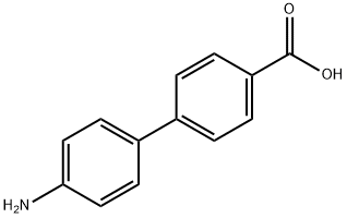 4'-アミノビフェニル-4-カルボン酸 化学構造式