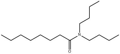 N,N-dibutyloctanamide Struktur