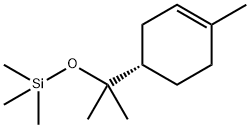 [1-Methyl-1-[(S)-4-methyl-3-cyclohexen-1-yl]ethoxy]trimethylsilane 结构式