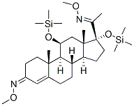 Pregn-4-엔-3,20-디온,11,17-비스[(트리메틸실릴)옥시]-,비스(O-메틸옥심),(11베타)-