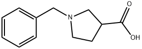 N-Benzyl-3-pyrrolidinecarboxylic acid Struktur