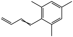 2-(1,3-Butadienyl)mesitylene Struktur