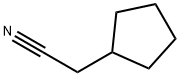 2-シクロペンチルアセトニトリル 化学構造式