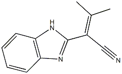 1H-Benzimidazole-2-acetonitrile,alpha-(1-methylethylidene)-(9CI) Struktur