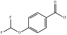 4-(DIFLUOROMETHOXY)BENZOYL CHLORIDE Structure