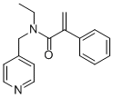 N-乙基-N-(4-吡啶甲基)阿托胺, 57322-50-6, 结构式
