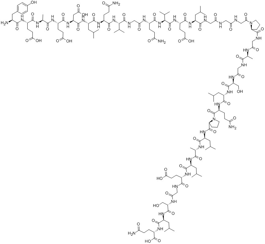 (TYR0)-C-PEPTIDE (HUMAN) Structure