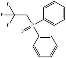 DIPHENYL(2,2,2-TRIFLUOROETHYL)PHOSPHINE OXIDE Structure