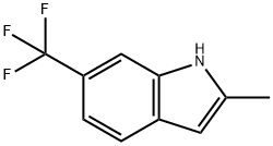 2-甲基-6-三氟甲基-吲哚, 57330-48-0, 结构式