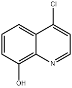 4-氯-8-羟基喹啉 结构式