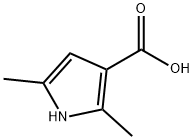 2,5-二甲基-1H-吡咯-3-羧酸, 57338-76-8, 结构式