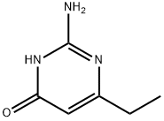 2-アミノ-6-エチルピリミジン-4-オール 化学構造式