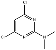 4,6-二氯-N,N-二甲基-2-嘧啶胺,5734-68-9,结构式