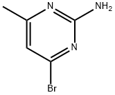2-アミノ-4-ブロモ-6-メチルピリミジン 化学構造式