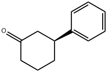 (S)-3-フェニルシクロヘキサノン 化学構造式
