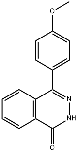 4-(4-METHOXYPHENYL)-1-(2H)-PHTHALAZINON& Structure