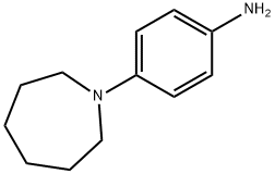 4-[(ヘキサヒドロ-1H-アゼピン)-1-イル]ベンゼンアミン 化学構造式