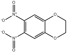 6,7-Dinitro-2,3-dihydro-benzo[1,4]dioxime 化学構造式