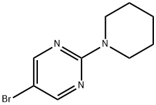 5-Bromo-2-(piperidin-1-yl)pyrimidine Struktur