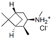 [1S-(1alpha,2beta,3alpha,5alpha)]-pinane-3-methylammonium chloride Struktur