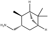 [1S-(1alpha,2beta,3alpha,5alpha)]-[2,6,6-trimethylbicyclo[3.1.1]hept-3-yl]methylamine Struktur