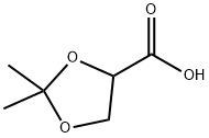 2,2-DiMethyl-1,3-dioxolane-4-carboxylic acid Struktur