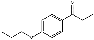 4'-丙氧基苯丙酮 结构式