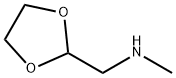 2-(甲胺基甲基)-1,3-二氧六环 结构式