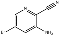 3-AMINO-5-BROMO-PYRIDINE-2-CARBONITRILE Struktur