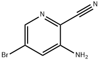 3-AMINO-5-BROMO-PYRIDINE-2-CARBONITRILE Structure