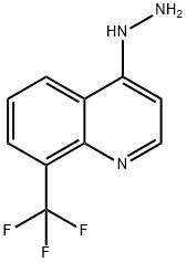 4-肼基-8-(三氟甲基)喹啉 结构式