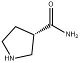 (S)-吡咯烷-3-甲酰胺 结构式