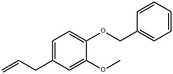 4-烯丙基-1-(苄氧基)-2-甲氧基苯,57371-42-3,结构式