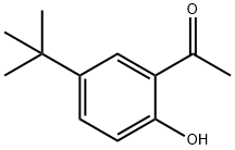 1-[5-(tert-Butyl)-2-hydroxyphenyl]ethan-1-one, 2-Acetyl-4-(tert-butyl)phenol Struktur