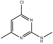 4-氯-6-甲基-2-甲胺基嘧啶 结构式