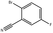 2-Bromo-5-fluorobenzonitrile Struktur