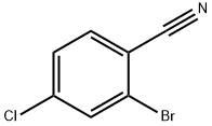 2-BROMO-4-CHLOROBENZONITRILE 化学構造式