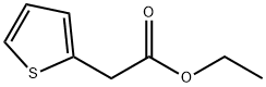 (2-チエニル)酢酸エチル 化学構造式