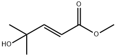 methyl (E)-4-hydroxy-4-methylpent-2-en-1-oate Struktur