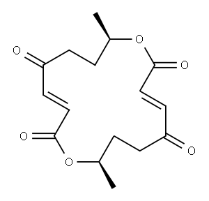 核球壳菌素, 5739-85-5, 结构式