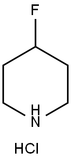 4-フルオロピペリジン塩酸塩 化学構造式