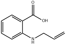 2-(アリルアミノ)安息香酸 化学構造式