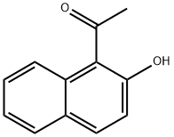 1-乙酰基-2-萘酚 结构式