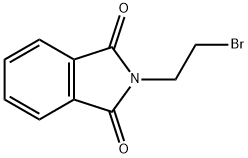 N-(2-溴乙基)邻苯二甲酰亚胺 结构式